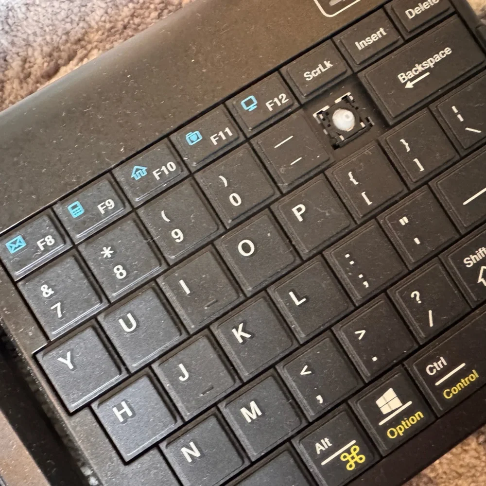 Goldtouch Portable Black Foldable and Adjustable Keyboard